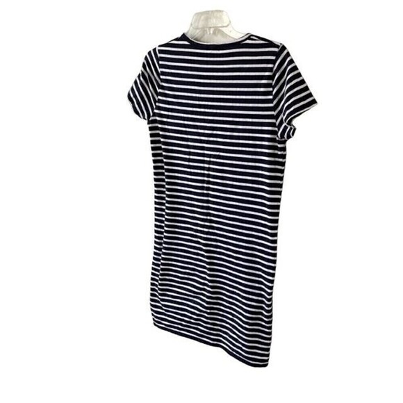 J. Crew Navy White Striped Tshirt Dress Size Small - Picture 7 of 9